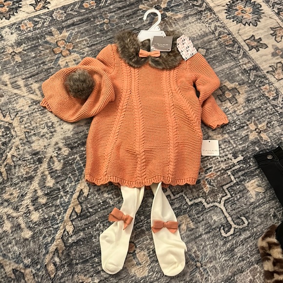NWT Tahari Dress with tights and hat - Picture 1 of 5